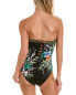 Фото #2 товара Vince Camuto Womens Pacific Grove Bandeau One-Piece Black Size 8