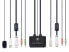Фото #4 товара LevelOne 2-Port USB HDMI Cable KVM Switch - 1920 x 1200 pixels - Black - Grey