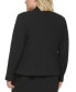 Фото #4 товара Plus Size Open-Front Soft Crepe Blazer