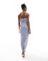 Extro & Vert bandeau maxi dress in slate grey DE 38 - фото #6