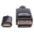 Фото #6 товара Manhattan USB-C to DisplayPort Cable - 4K@60Hz - 2m - Male to Male - Black - Equivalent to CDP2DP2MBD - Three Year Warranty - Polybag - 2 m - USB Type-C - DisplayPort - Male - Male - Straight