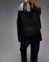 ARKET canvas tote bag in black