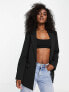 New Look boyfriend blazer in black