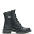 Фото #1 товара Harley-Davidson Walsen 5" Lace D87254 Womens Black Leather Motorcycle Boots