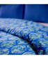Фото #3 товара Indian Block Print- Recycled Plastic/Sustainable Cotton Twin Size Duvet Cover Set
