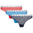 Фото #1 товара TOMMY JEANS UW0UW02524 Thong 3 Units