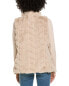 Фото #2 товара Via Spiga Reversible Faux Fur Vest Women's