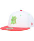 Фото #4 товара Men's White, Coral Detroit Tigers 1968 World Series Strawberry Lolli 59FIFTY Fitted Hat