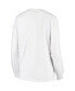 Фото #4 товара Women's White Florida Gators Big Block Whiteout Long Sleeve T-shirt