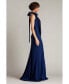 ფოტო #3 პროდუქტის Women's Sims Taffeta Shoulder Bow Halter Gown