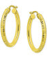 Фото #2 товара Серьги Giani Bernini Tube Small Hoop 18k Gold