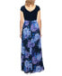 Фото #2 товара Women's Mixed-Media Maxi Dress