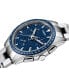 ფოტო #2 პროდუქტის Men's Swiss Chronograph Hyperchrome Stainless Steel Bracelet Watch 45mm