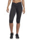 ფოტო #1 პროდუქტის Women's Workout Ready Basic Crossover Waist Capri Leggings