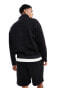 Фото #2 товара Armani Exchange co-ord half zip sweatshirt in black with zip pocket detailing