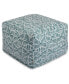 Фото #1 товара Charlie Ottoman Square Pouf 27" x 17"