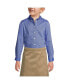 ფოტო #3 პროდუქტის Little Girls School Uniform Long Sleeve Oxford Dress Shirt