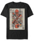 Фото #1 товара Marvel Men's Comic Collection Deadpool Playing Card Tacos Short Sleeve T-Shirt