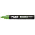 MILAN Display Box 12 Fluoglass Markers Chisel Tip 2 4 mm Green Colour