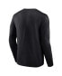 ფოტო #3 პროდუქტის Men's Black Appalachian State Mountaineers Distressed Arch Over Logo Long Sleeve T-shirt