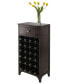 Фото #1 товара Ancona Modular Wine Cabinet with One Drawer and 24-Bottle