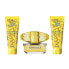Женский парфюмерный набор Versace EDT Yellow Diamond 3 Предметы