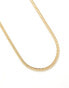 Faded Future herringbone chain necklace in gold