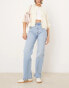 Фото #1 товара Abercrombie & Fitch 90s relaxed high rise jeans in mid/light wash blue