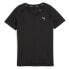 Фото #1 товара Puma Run Cloudspun Logo Crew Neck Short Sleeve Athletic T-Shirt Womens Black Cas