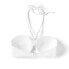 Women's Lightly Lined Pique Textured Embellished Halter Bikini Top - Shade &