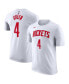 Фото #1 товара Men's Jalen Green White Houston Rockets 2022/23 Name and Number T-shirt