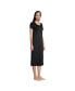 Women's Supima Cotton Short Sleeve Midcalf Nightgown Dress