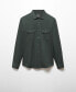 ფოტო #1 პროდუქტის Men's Pockets Detail Stretch Fabric Overshirt