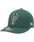 ფოტო #2 პროდუქტის Men's Hunter Green Milwaukee Bucks Team Low Profile 59FIFTY Fitted Hat