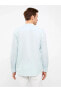 Фото #15 товара Рубашка классического покроя LC WAIKIKI Classic Regular Fit с длинным рукавом из смеси хлопка.