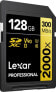 Lexar Professional 2000x GOLD 128GB SDXC 300mb/s