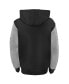 ფოტო #2 პროდუქტის Big Boys Black, Gray Chicago White Sox Postcard Full-Zip Hoodie Jacket