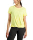 Women's Twist-Front Performance T-Shirt, Created for Macy's