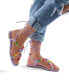 Фото #7 товара Women's The Halie Bead Lace-Up Sandals