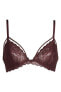 Chelsea28 158955 Women's Date Night Rocker Underwire Burgundy Plunge Bra Sz. 32D