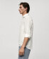 Фото #7 товара Men's Relaxed Fit Linen Shirt