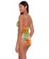 Фото #2 товара Women's V Wire Over The Shoulder One Piece Swimsuit