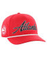 Фото #1 товара Men's Red Atlanta Hawks Overhand Logo Hitch Adjustable Hat