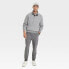Фото #2 товара Men's Quilted Snap Pullover Sweatshirt - Goodfellow & Co