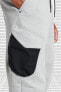 Фото #4 товара Брюки спортивные Nike Tech Fleece Utility Cargo серого цвета длинные для мужчин