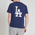 Фото #3 товара MLB 背部大标志直筒T恤 男女同款 藏青色 / Футболка MLB T 31TSS3931-07N
