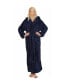 Women's Ankle Length Hooded, Low Twist, Soft Turkish Cotton Bathrobe