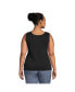 ფოტო #2 პროდუქტის Plus Size Cotton Tank Top