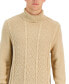 Фото #3 товара Men's Chunky Turtleneck Sweater, Created for Macy's