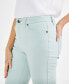 Фото #4 товара Women's Mid-Rise Raw-Edge Bermuda Jean Shorts, Created for Macy's